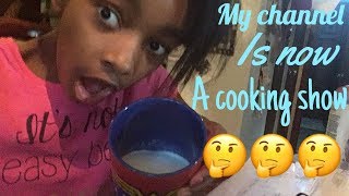 My channel is turning into a cooking show| Trying out a fake Unicorn 🦄Frappuccino??