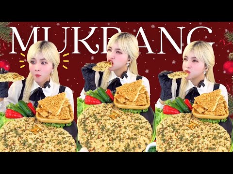 Tóc Vàng mukbang cơm cháy