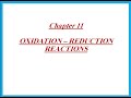 Redox Reactions and Oxidation Numbers