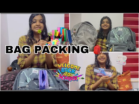 BAG PACKING 🎒🌂👔 BACK TO SCHOOL 2024-2025 മലയാളം❤️‍🩹 ഇനി സ്കൂളിൽ പോയാൽ മതി 🤹‍♂️