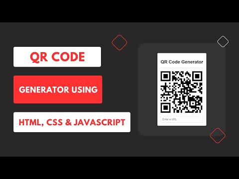 Create a QR Code Generator Like a Pro in HTML, CSS, JS