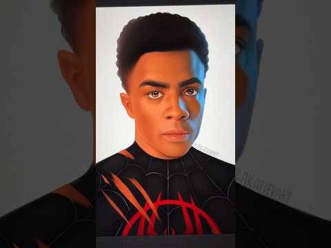Realistic Miles Morales ❤️🕷️ #spiderverse #spidermanmilesmorales