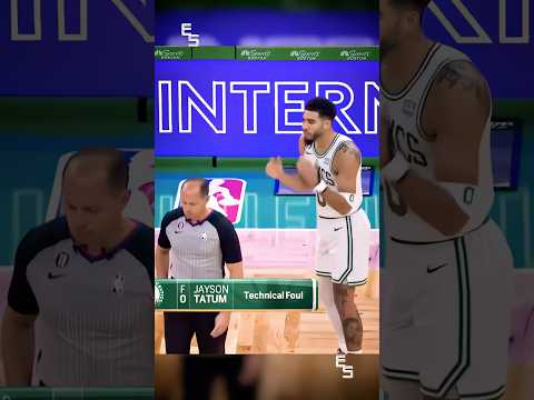 Jayson Tatum VS NBA Refs 🤦‍♂️