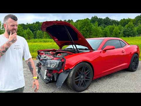 I Bought A Wrecked Camaro SS Hiding A $20,000 SURPRISE!