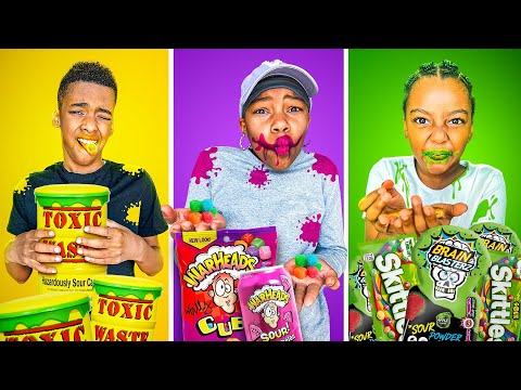 Last To Stop Eating WORLD'S SOUREST CANDY!!