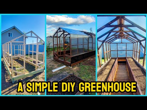 How to build an English greenhouse with your own hands. Simple and inexpensive.