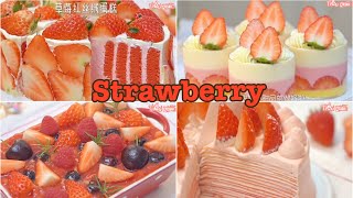 🍓❤️Tổng Hợp Các Loại Bánh Dâu Tây Siêu Cute 🍰🍰