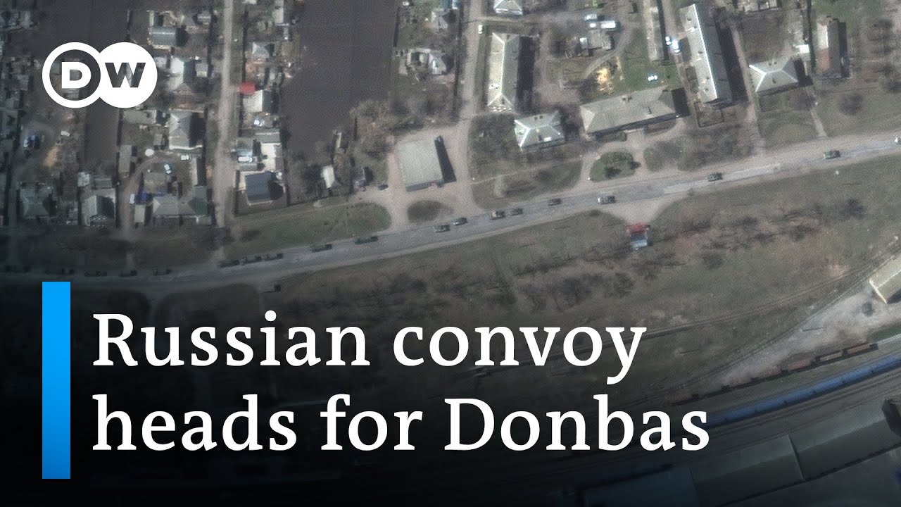 Russian Forces destroy Dnipro Airport as large Military convoy moves toward East Ukraine