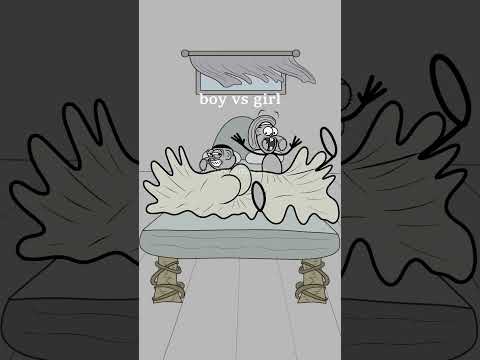 Boy vs girl for farting (funny meme Animation)
