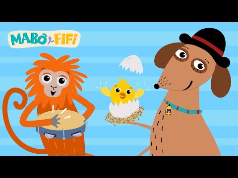 VAMOS CANTAR E BRINCAR COM OS ANIMAIS, MABÔ E FIFI | vídeo musical educativo