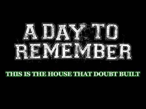 This Is The House That Doubt Built En Espanol de A Day To Remember Letra y Video