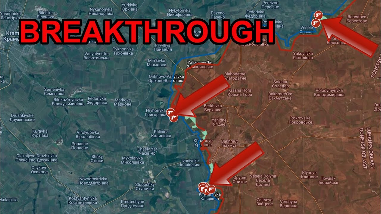 Russian BREAKTHROUGH Threatens A COLLAPSE at The Bakhmut Front