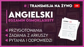 🔴[LIVE] ODPOWIEDZI EGZAMIN ÓSMOKLASISTY 2026 Z JĘZYKA ANGIELSKIEGO #egzaminosmoklasisty2026