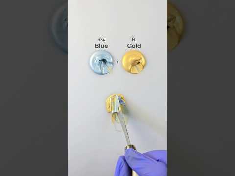 How to make Laurel Green Color Mixing 😍🎨 #colormixing #paintmixing #painting #satisfying