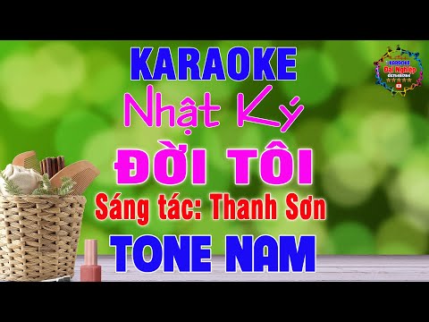 Nhật Ký Đời Tôi Karaoke Tone Nam Nhạc Sống Beat Rumba 2025 Âm Thanh Chất || Karaoke Đại Nghiệp