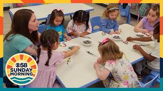 YouTube video thumbnail: Pewaukee Preschoolers at The Learning Experience Raise Money for Make-A-Wish