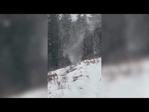 Man Captures 'Snownado' in Utah