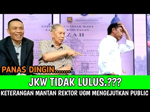 MANTAN REKTOR UGM BUKA BOBROK JOKOWI