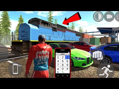 New Train+BMW Update | Indian bike driving 3D | Indian bike driving game all Codes |indian bike game