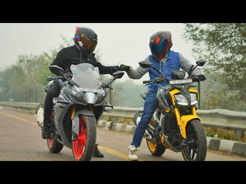 2025 New Tvs Apache RR310 Vs  RTR 310 Comparison | Drag Race