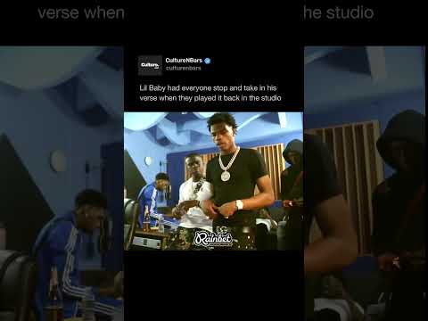 Lil Baby was rapping like the rent was due on this😤🔥#lilbaby #dababy #rap #studiosession