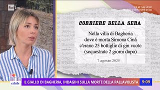 Oggi i funerali di Simona Cinà - Unomattina estate 08/08/2025