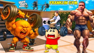 Franklin & Shinchan Start BRAINROT GYM in GTA 5! New Business with Muscular Brainrot Animals!