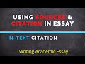 Using Sources in Writing