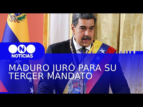 MADURO asumió su TERCER MANDATO PRESIDENCIAL en Venezuela - Telefe Noticias