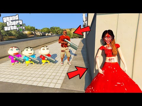 GTA 5 : Franklin & Shinchan Playing CHUPAN CHUPAI With Indian Ghost KAMLA in GTA 5 ! JSS GAMER