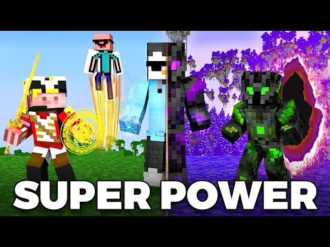 I Got Every SuperPower in This MinecraftSMP