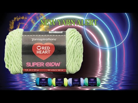 Yarn ALERT: Red Heart Super Glow Yarn for Fall 2024