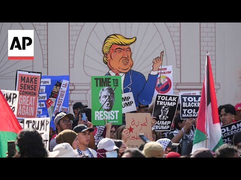 YouTube video thumbnail: Anti-Trump Protest in Malaysia as US President Arrives for ASEAN Summit