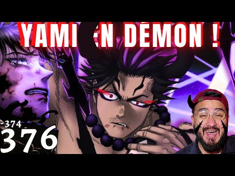 YAMI DIEU DEMON ENFIN ! NACHT TOUCHANT ! MEILLEUR ECRITURE ☘️ BLACK CLOVER 374 376 - REVIEW MANGA