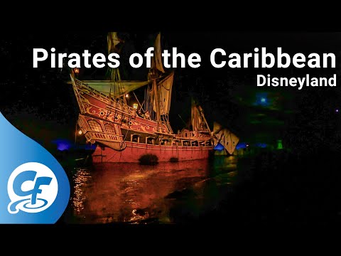 Pirates of the Caribbean front seat on-ride 4K POV @30fps Disneyland