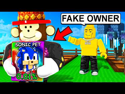 OWNER Let Me Use His Account To Troll My Friend (Grow A Garden)