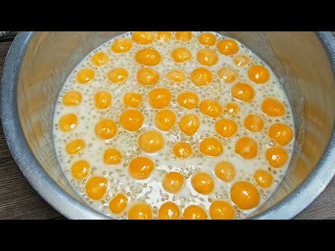 Cách nấu CHÈ BÍ ĐỎ BỘT BÁNG nước cốt dừa dẻo mềm để cả ngày không bị cứng