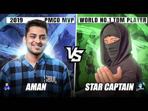 1v1 With Best International TDM Player || Aman vs Star Captain