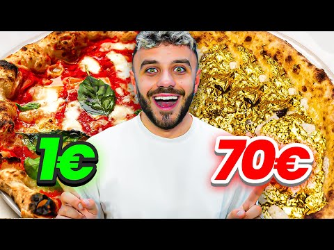 🍕1€ PIZZA vs 70€ PIZZA!!! 💶