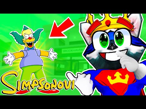 ŠÁŠA KRUSTY ze SIMPSONOVÝCH spatřen v Brookhavenu!