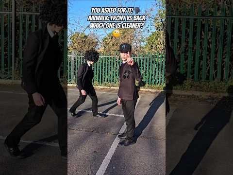Which one is cleaner? ๐ง #airwalk #frontvsback #airwalkchallenge #danceinpublic