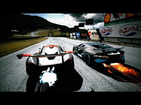 McLaren P1 GTR vs Bugatti Divo at Old SPA | Cinematic Race