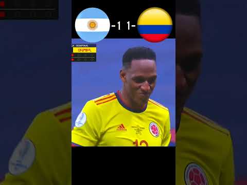 Argentina VS Colombia 2021 | Copa America Semi Finals | #argentinavscolombia #shorts #football