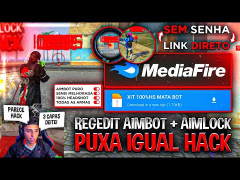 REGEDIT MOBILE 🤪🔥PUXA PRA CABEÇA XIT PARA MOBILE FF ANDROID E IPA IOS 100%HS ATUALIZADA ANTIBAN LINK