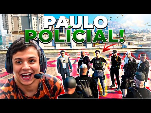 PAULINHO ENTROU NA POLICÍA CIVIL e JÁ É CORONEL! GTA RP (Modder clips)