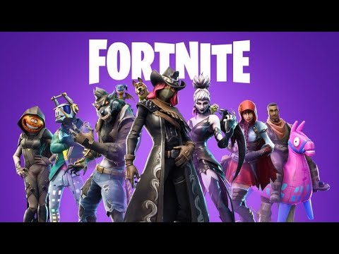 Jogando um Fortnite