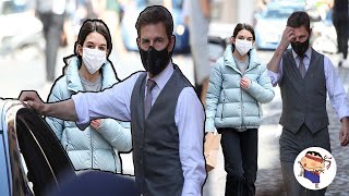 SURI CRUISE FIRST APPEARED WITH DAD TOM CRUISE AFTER THE TRANSFER FROM KATIE HOLMES