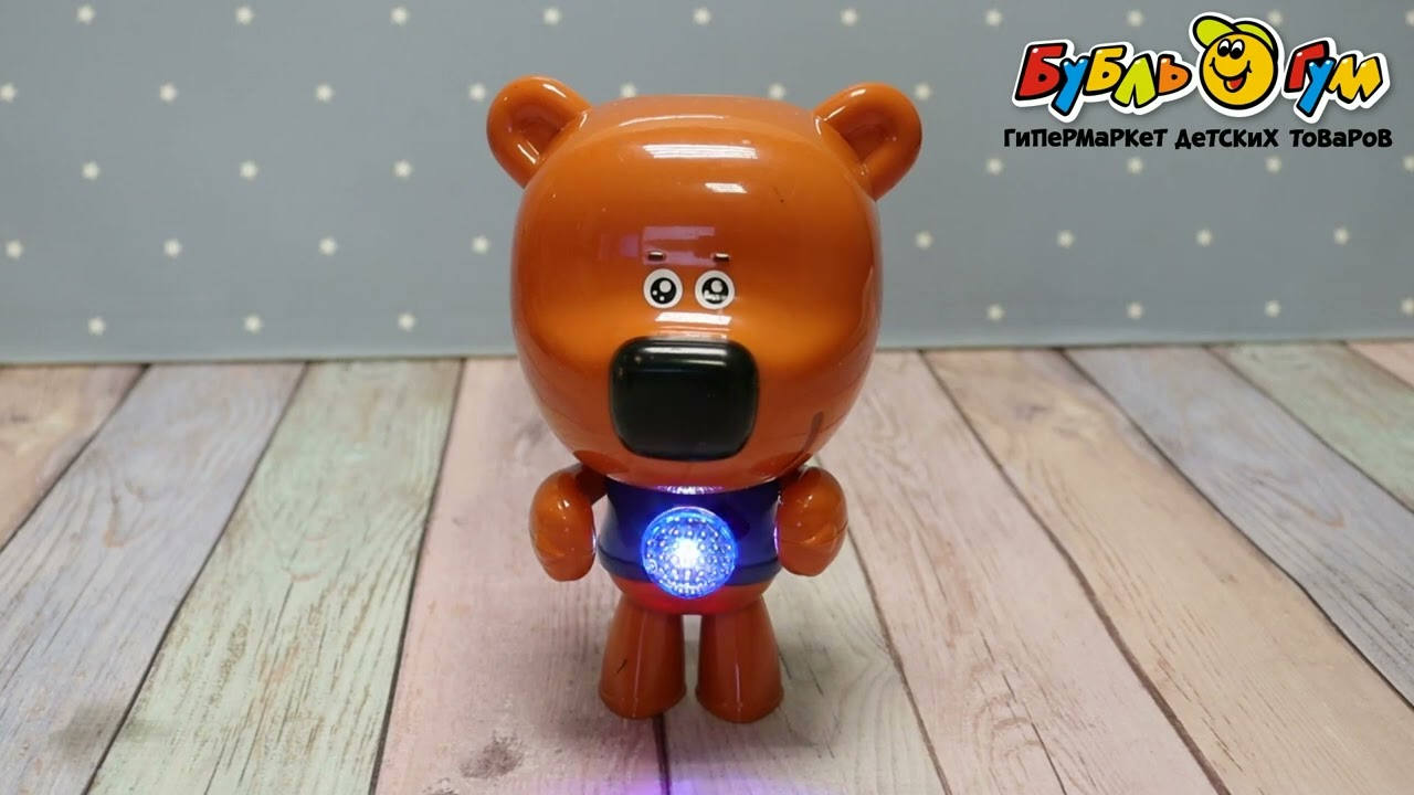 Игрушка озвученная УМка Ми-ми-мишки Кеша световые и звуковые эффекты - видео Игрушка озвученная УМка Ми-ми-мишки Кеша световые и звуковые эффекты - видео