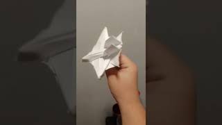 Origami fighter jet Fury Omega with 8 missile racks by @irrelEvant5352 #origami