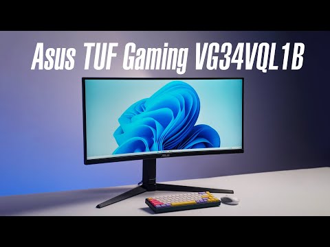 (VIETNAMESE) Asus TUF Gaming VG34VQL1B: màn hình cong 34inch, 165Hz